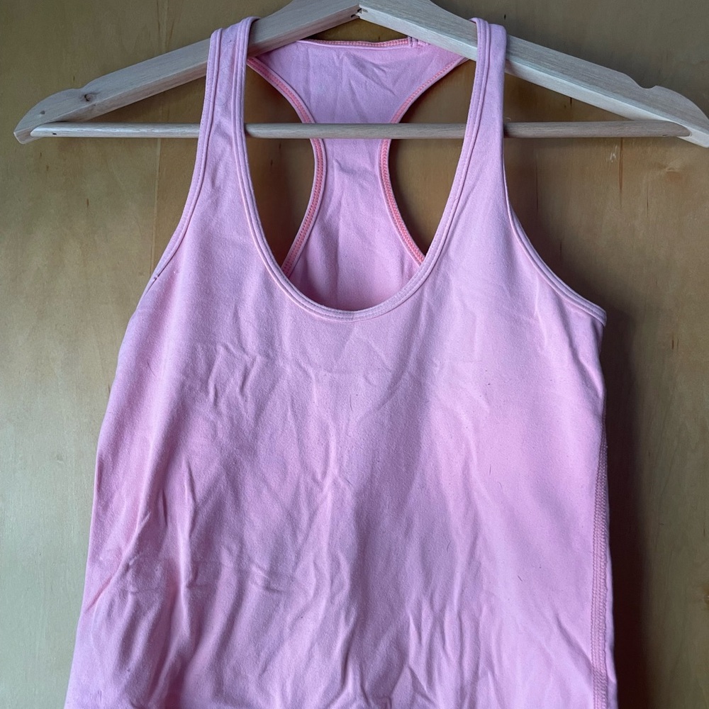 Lululemon Athletica Pink Racerback Tank Top